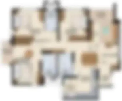 TVS Emerald Altura 3 bhk floor plan